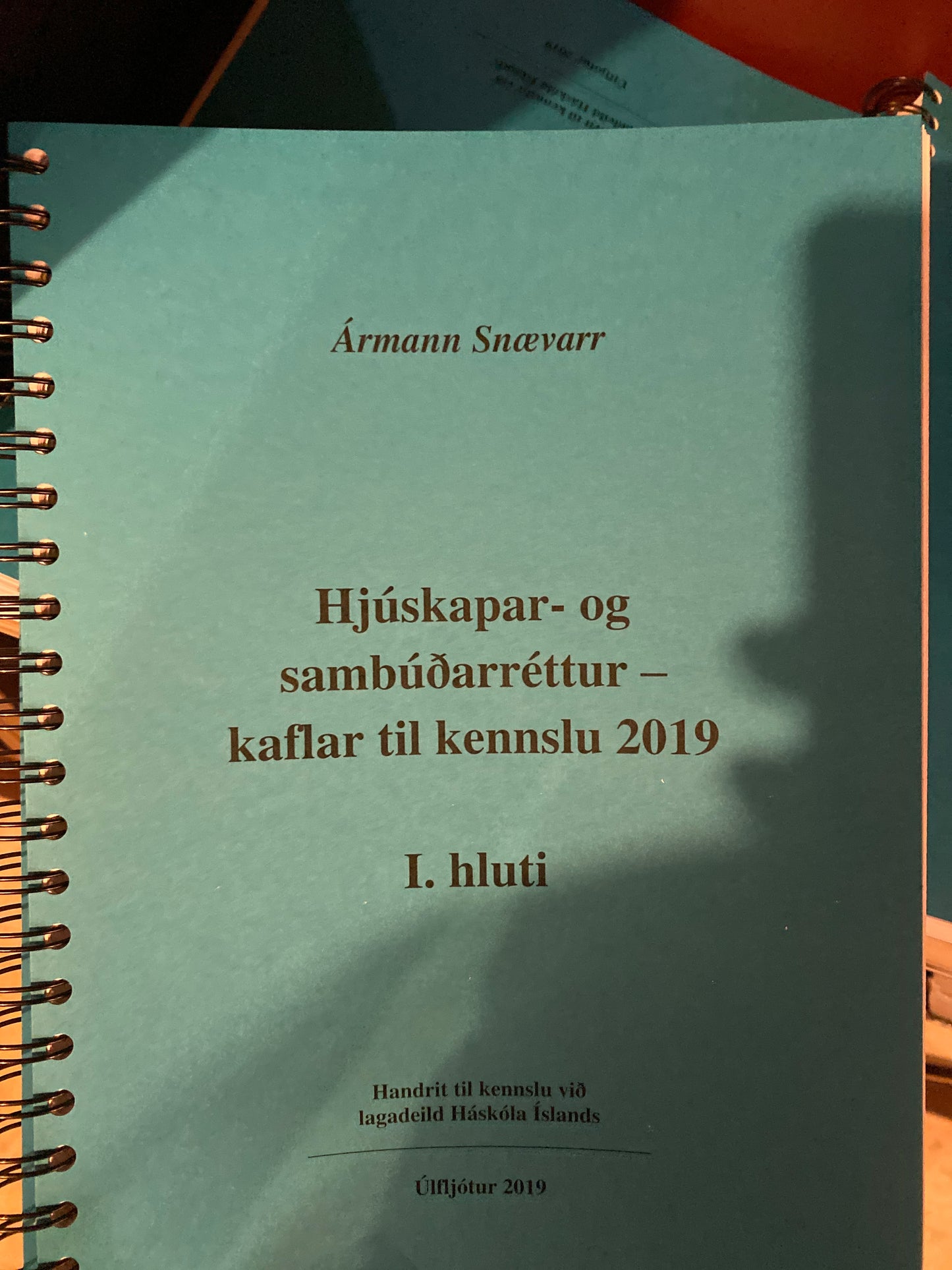 Hjúskapar- og sambúðarréttur - fjölrit
