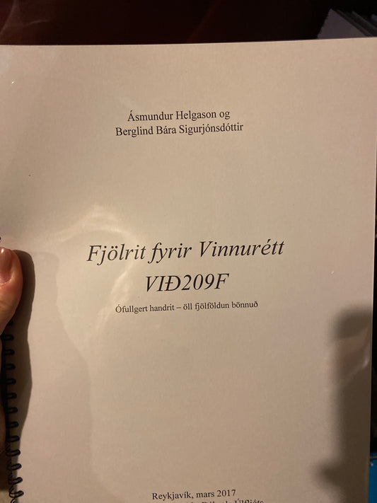 Fjölrit fyrir Vinnurétt