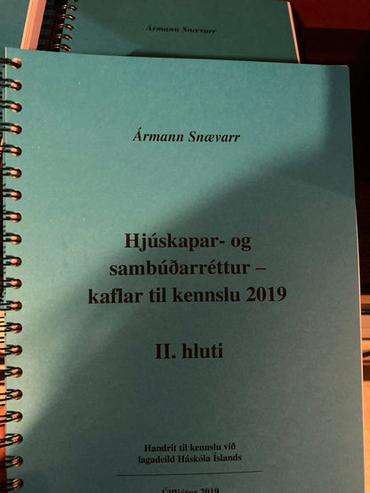 Hjúskapar- og sambúðarréttur - fjölrit