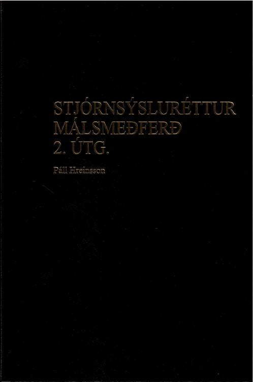 Stjórnsýsluréttur Málsmeðferð 2. útgáfa