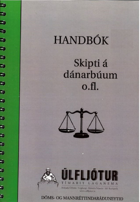 Handbók - skipti á dánarbúum ofl.