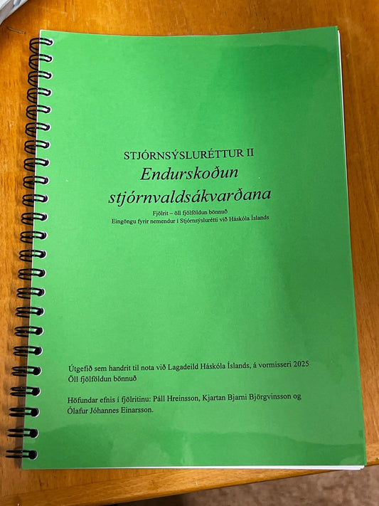 Endurskoðun stjórnvaldsákvarðana